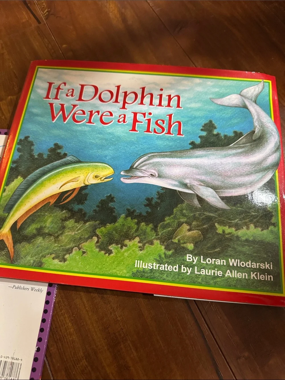 Dolphin Book Lot 3 Kids Ocean Marine Life Scholastic If a Dolphin Were a Fish